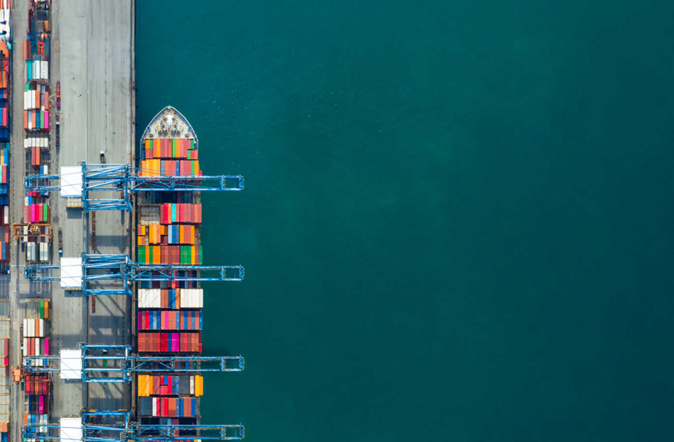 bird's view of a tanker
